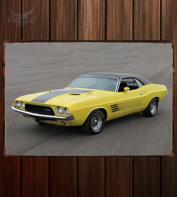 Металлическая табличка Dodge Challenger Rallye Металлическая табличка Dodge Challenger Rallye